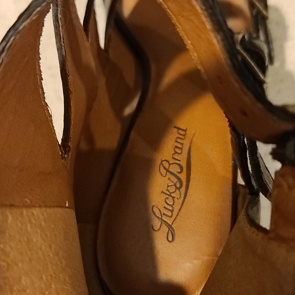 Lucky Brand Buckle Heels - Picture 6 of 7